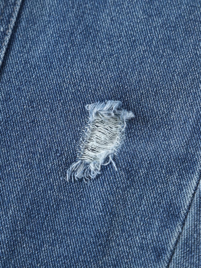 Barn Tonåringar Flickor Jeans Med Resår I Midjan Och Fickor