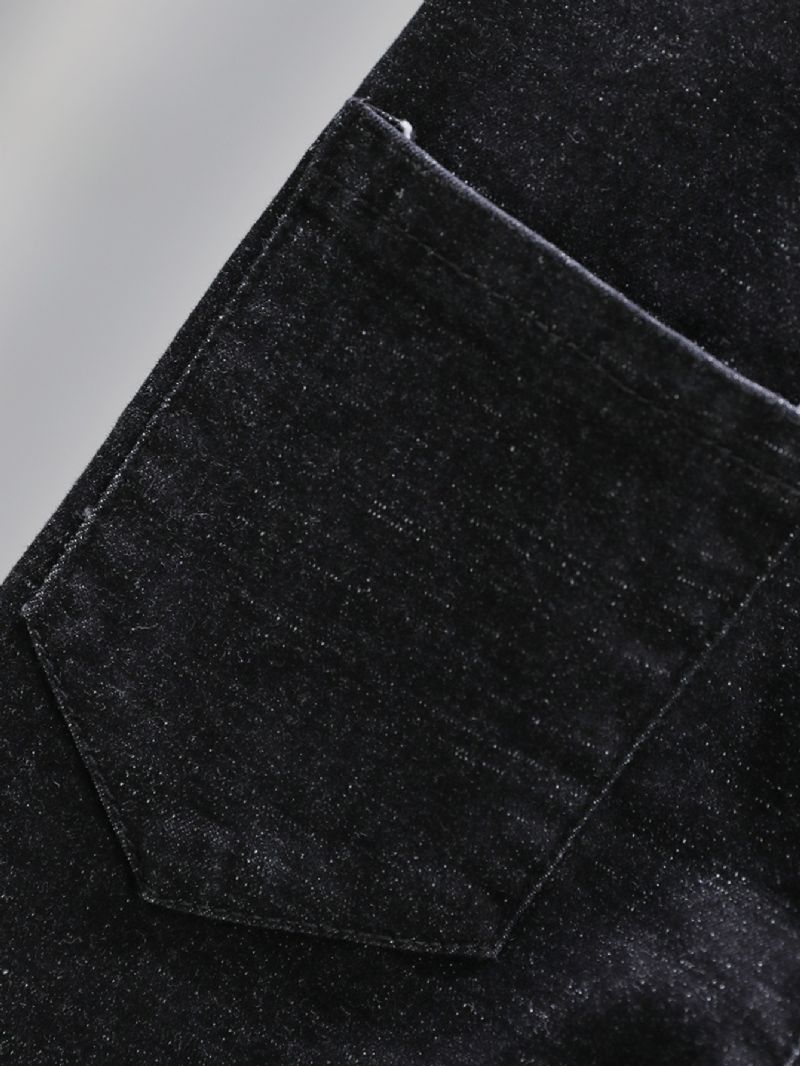 Höst Vinter Flickor Modeabla Casual Pearl Jeans