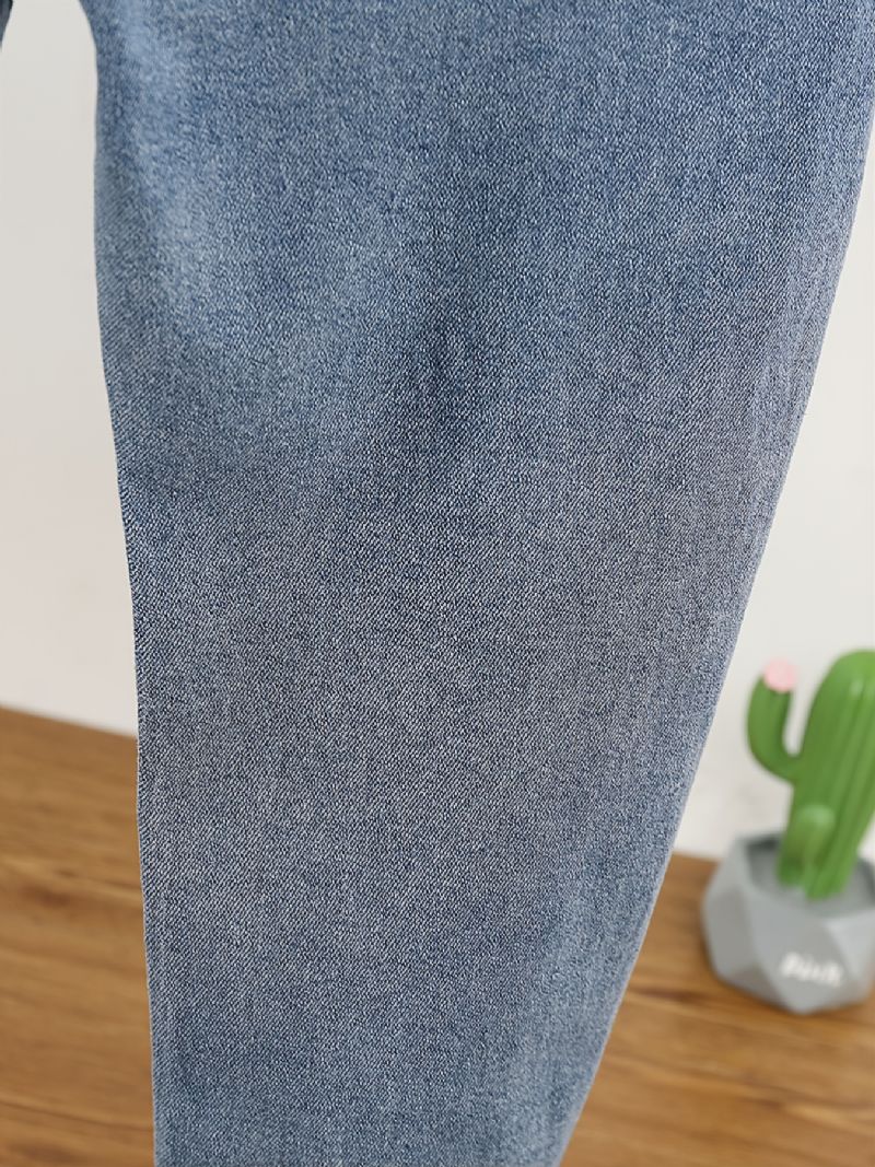 Jeans Med Alfabetsmönster För Pojkar