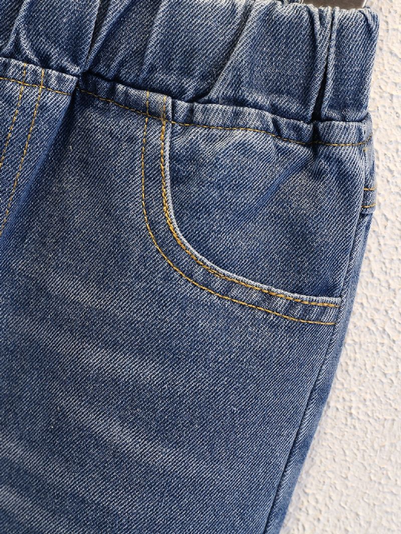 Jeans Med Hjärtat Med Flickor