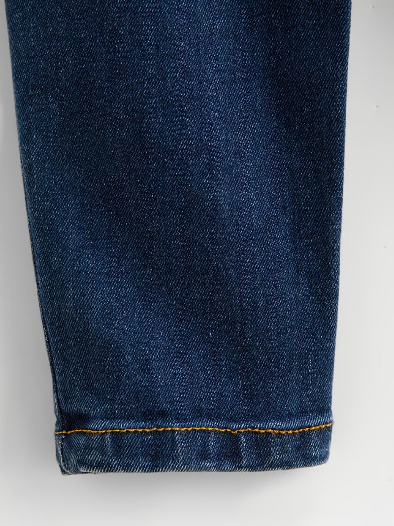 Pojkar Skinny Jeans Casual Byxor Med Elastisk Midja Barnkläder