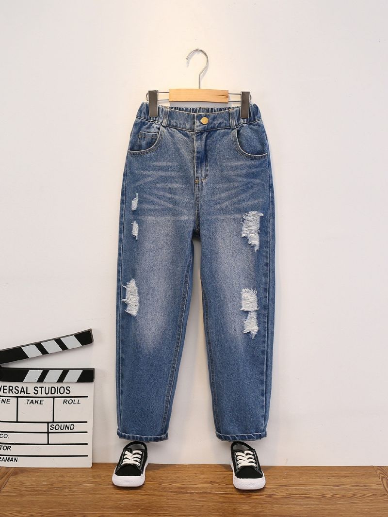 Rippade Jeans För Pojkar