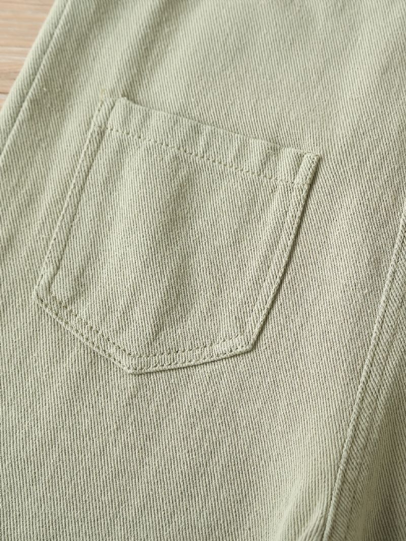 Unisex Pojkar Flickor Avsmalnande Overaller Jeans Barnkläder