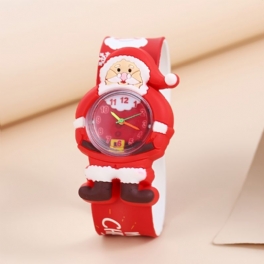 1 St Barn Silikon Santa Claus Shape Watch