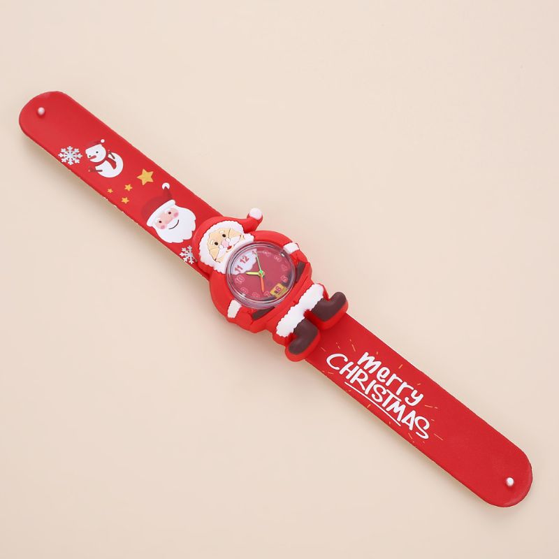 1 St Barn Silikon Santa Claus Shape Watch