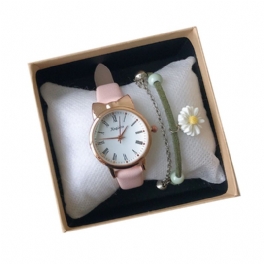 2 St Barn Rosa Quartz Watch + Daisy Armband