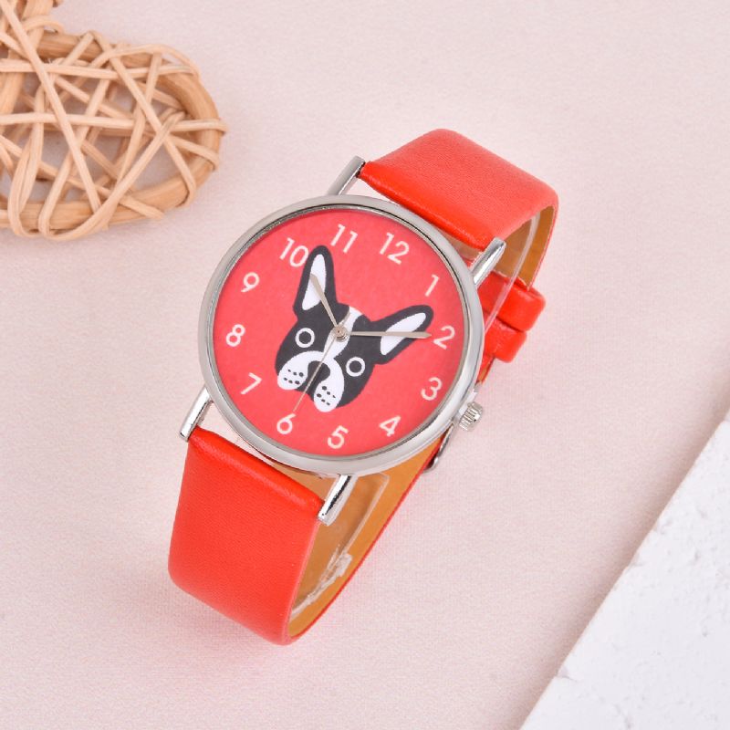 Barn Flickor Tecknad Valp Student Quartz Watch