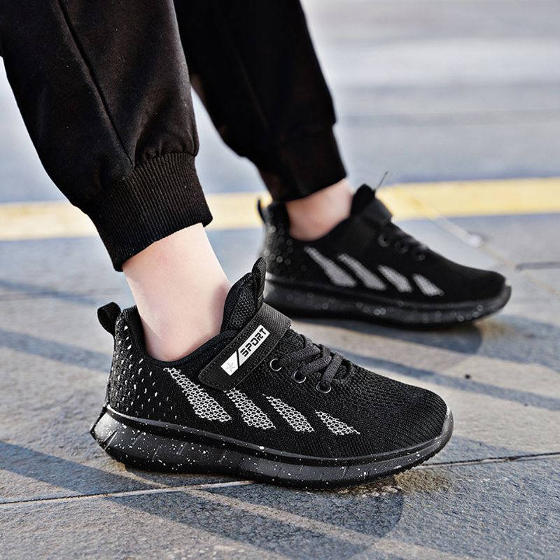 Barn Sneakers Mesh Pojkar Fritidsskor Lätta Träningsskor Skor Unisex Sportskor Andas
