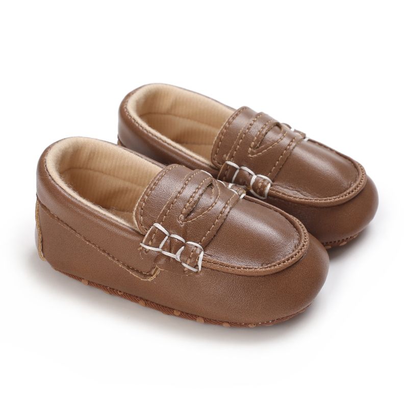 Casual Bekväma Penny Loafers First Walker Skor For Bebis Pojkar Spädbarn Småbarn Nyfödda