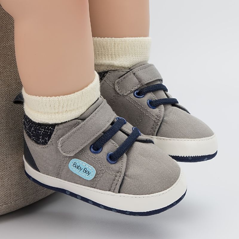 Småbarn Bebis Höst Vinter Casual Halkfri Kardborre Sneakers Småbarnsskor