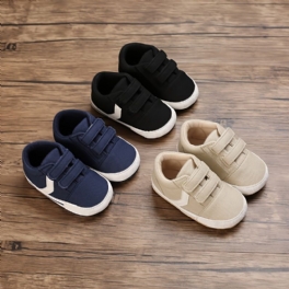 Spädbarn Bebis Pojkar Skor Mjuk Sula Småbarnsmockasiner Casual Sneakers First Walker Spjälsäng