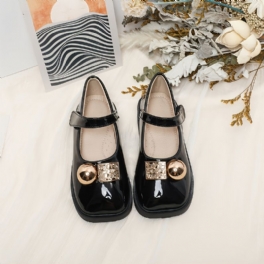 Tjejer Mjuksulor Anti-halk Mary Jane Flats Princess Dress Skor