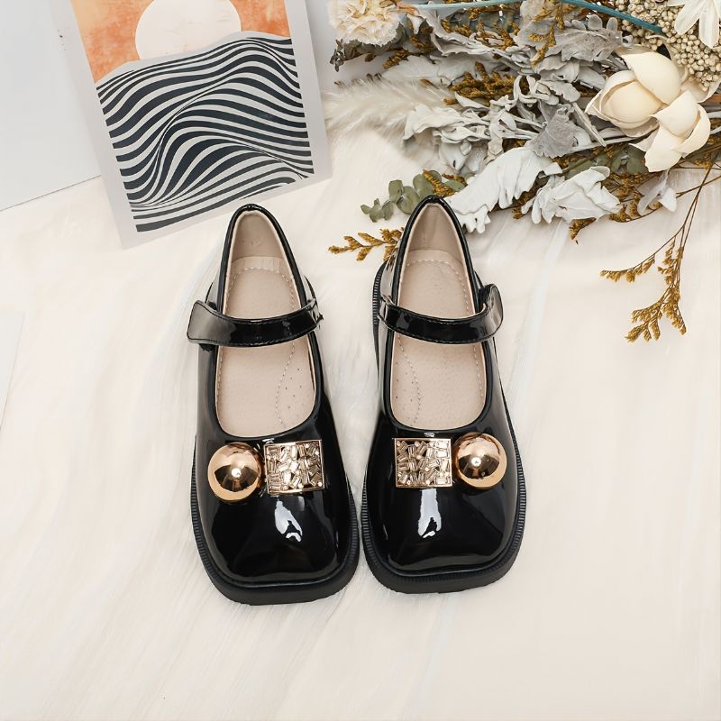 Tjejer Mjuksulor Anti-halk Mary Jane Flats Princess Dress Skor