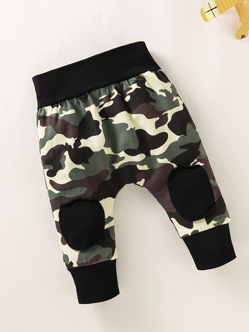 2st Pojkar Hooded Camo Zipper Bebis Set