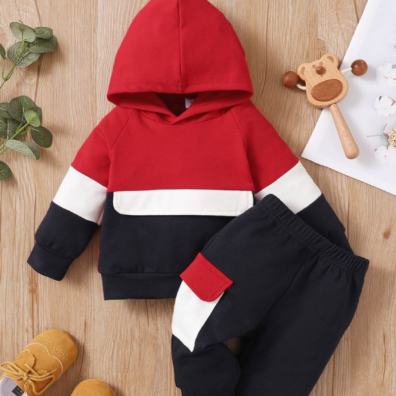 2st Spädbarn Hoodie Casual Långärmad Bebiskostym