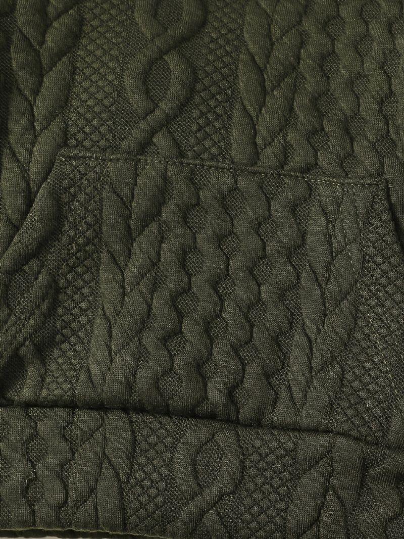 Bebis Enfärgade Långärmade Hoodies & Byxor Set Vinter Pojkar Flickor Barnkläder
