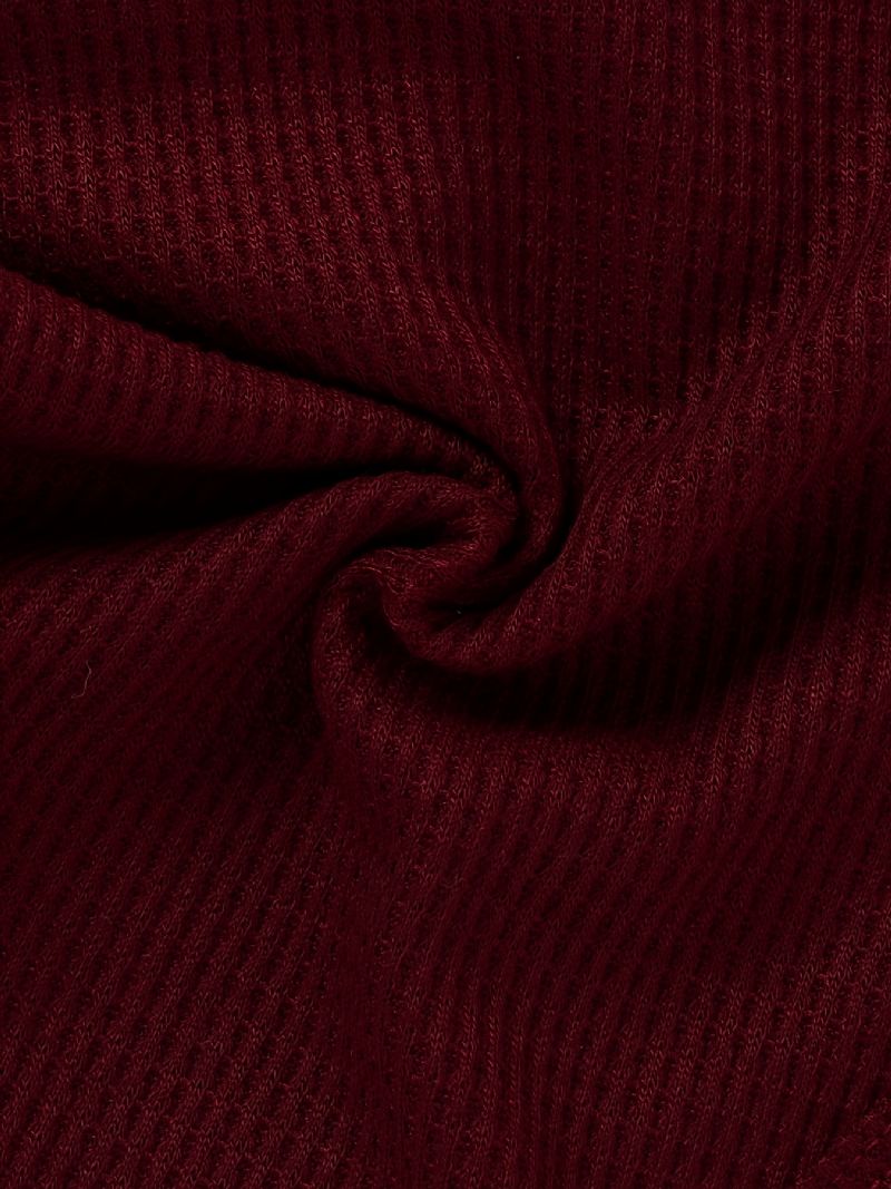 Bebis Flickor Långärmad Romper + Matchande Solida Byxor Set Bebiskläder