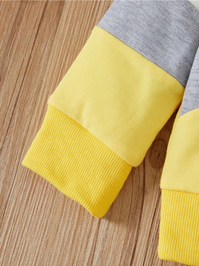 Höst & Vinter Barn Casual Color Block Hooded Sweatshirt Set