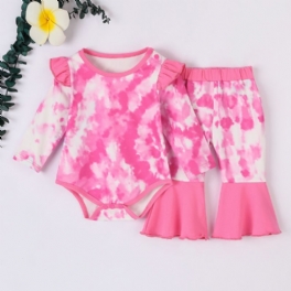 Infant Toddler Bebis Flickor Bodysuit Onesie & Byxor Set