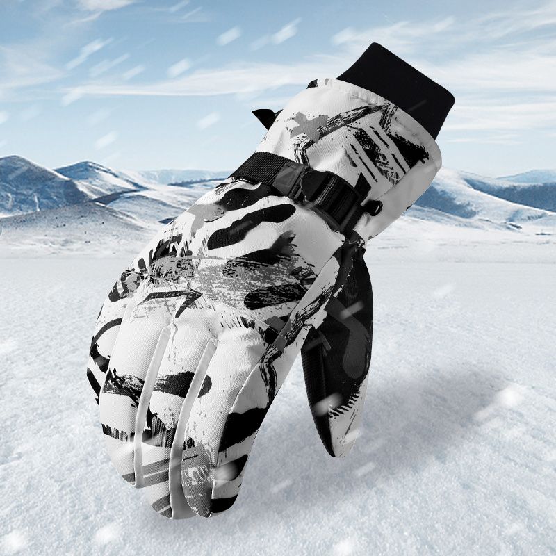 X-tiger Vinter Vattentäta Skidhandskar Warm Thicken Vantar Anti-slip Palm För Barn Tonåringar (6 - 14 År)