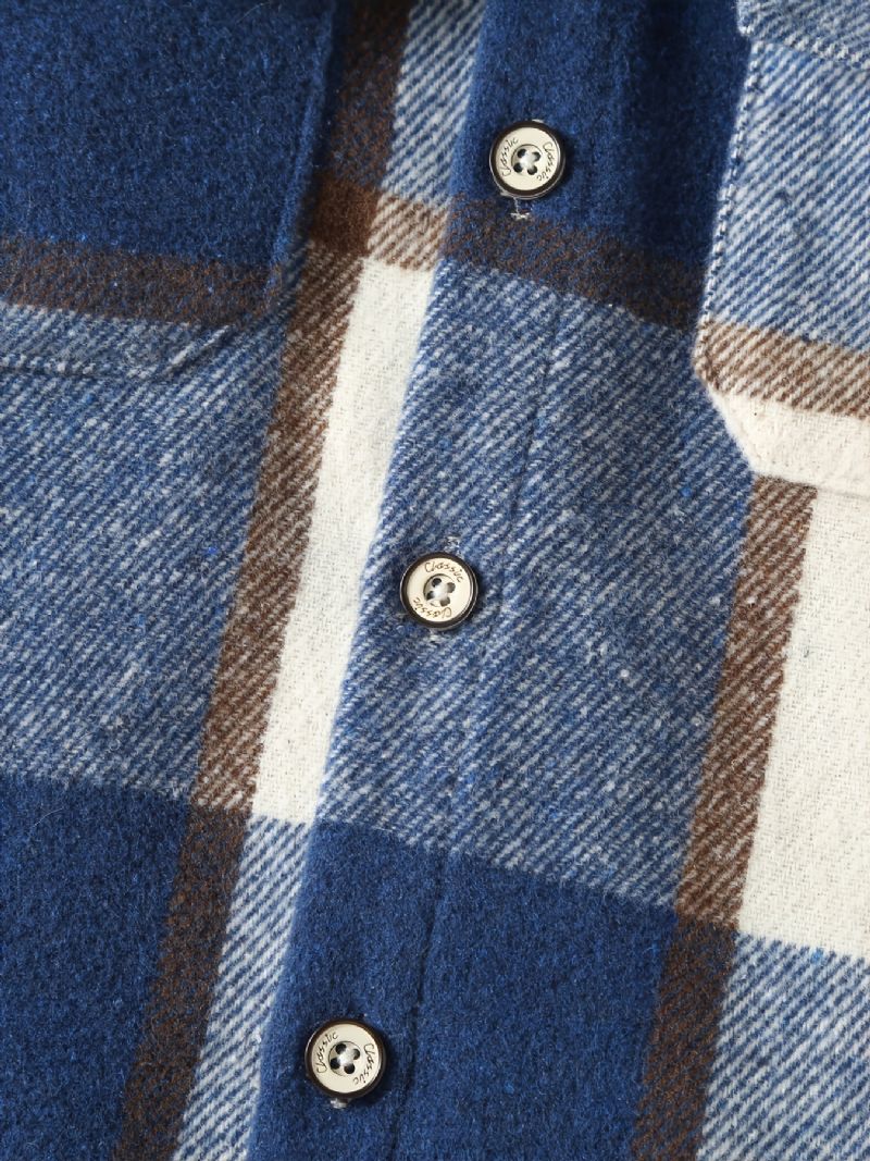 Bebis Barn Färgglada Pläd Collared Långärmade Button-down Skjortor Pojkar Flickor