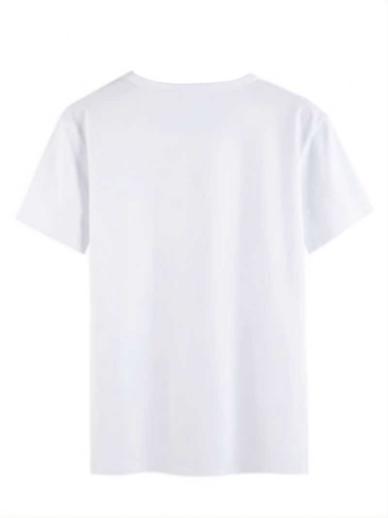 T-tröja För Kvinnor Casual Letter Flickor Blommönster Med Rund Hals Kortärmad Lös Mode Sommar T-shirt