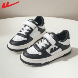 Warrior Pojkar Casual Color Block Sneakers Low Top Lättvikts Skridskoskor I Läder För Utomhusbruk