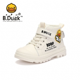 B.duck Barnsneakers Tecknad Grafisk Halkfri Fleece Varma Stövlar Skor Vinter För Pojkar Flickor