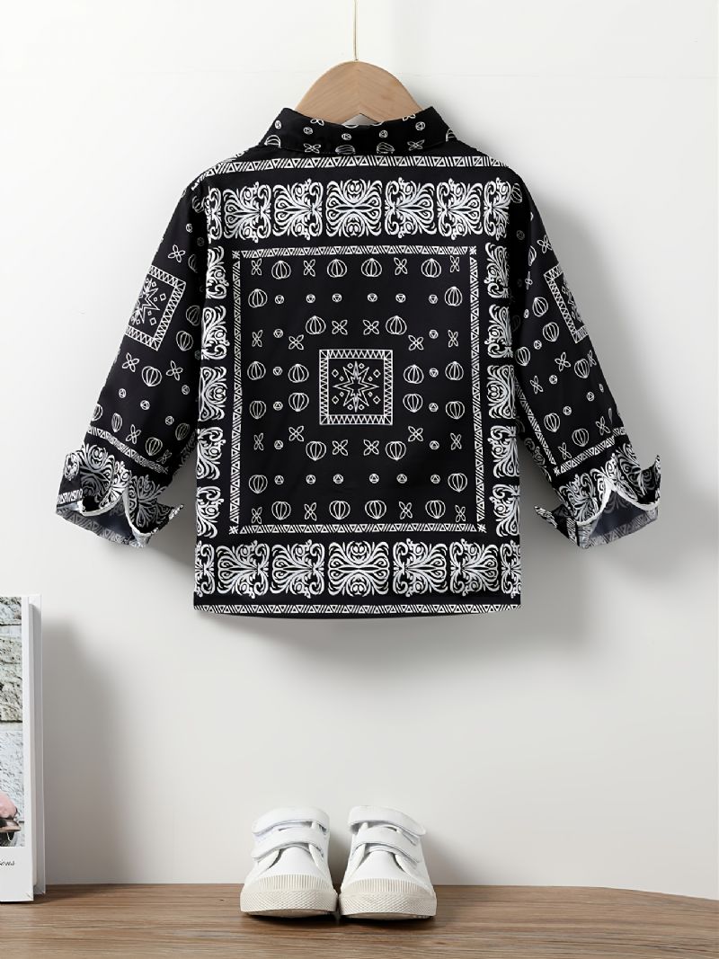 Höst & Vinter Pojkar Mode Print Skjorta