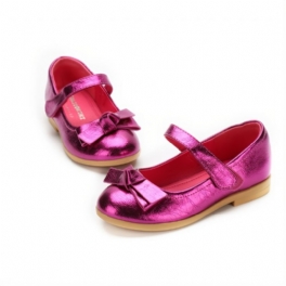 Småbarn Barn Bowknot Design Flickskor Prinsessskor Mary Jane Flats