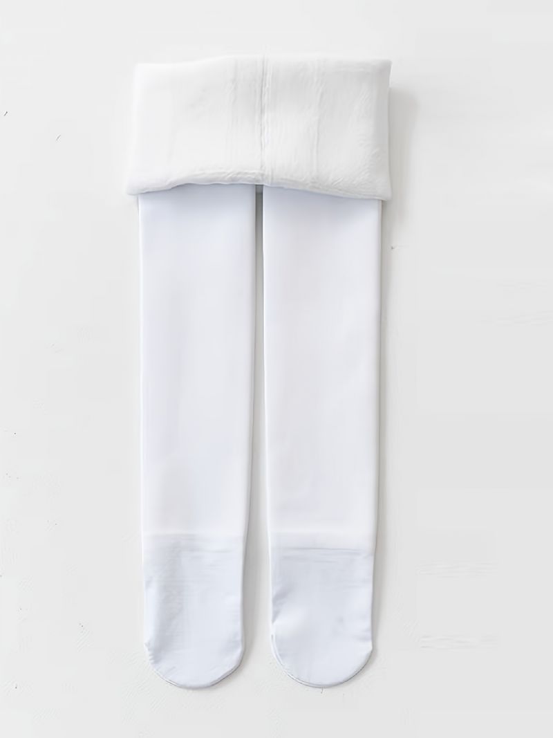 Fleece Liner Tights Termofotade Legging Strumpbyxor För Vinter Barnkläder