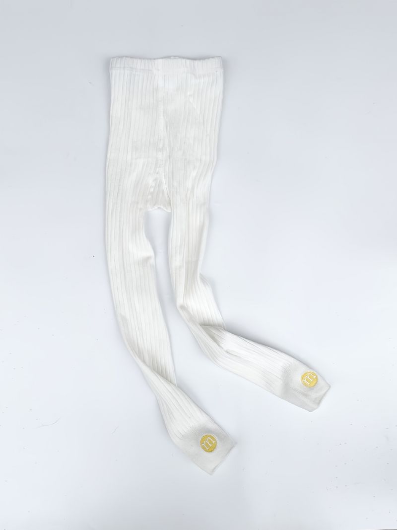 Flickor Casual Cropped Legging Broderi Barnkläder Outfits