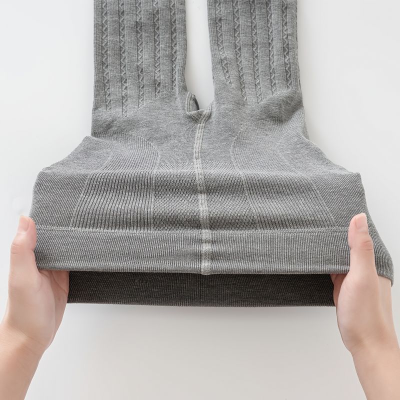 Flickor Enfärgade Stickade Tights Leggings Strumpor Mjuka Varm Strumpbyxor Barnkläder