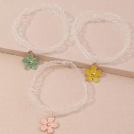 3st Barn Daisy Indragbara Elastiska Halsband Set Chocker