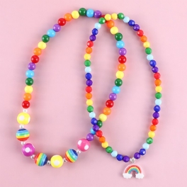Makersland Flickor Rainbow Hänge Halsband