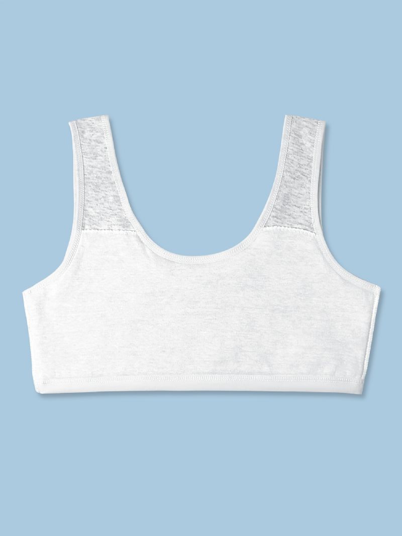 3st Flickor Bh Seamless Bralettes Ärmlösa Crops Tank Tops Underkläder