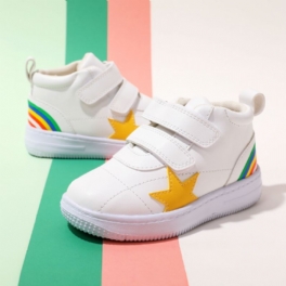 Småbarn Barn Vinter & Allover Rainbow Star Mönster Sneakers Med Mjuka Ben