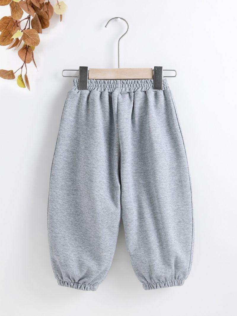 Nya Höst Vinter Pojkar & Flickor Bear Print Casual Byxor