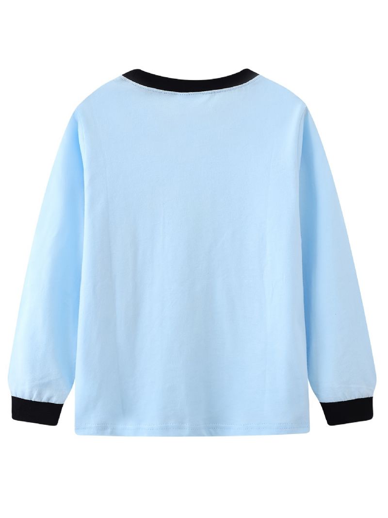 Pojkar Lounge Wear Homewear Långärmad Topp & Matchande Byxor
